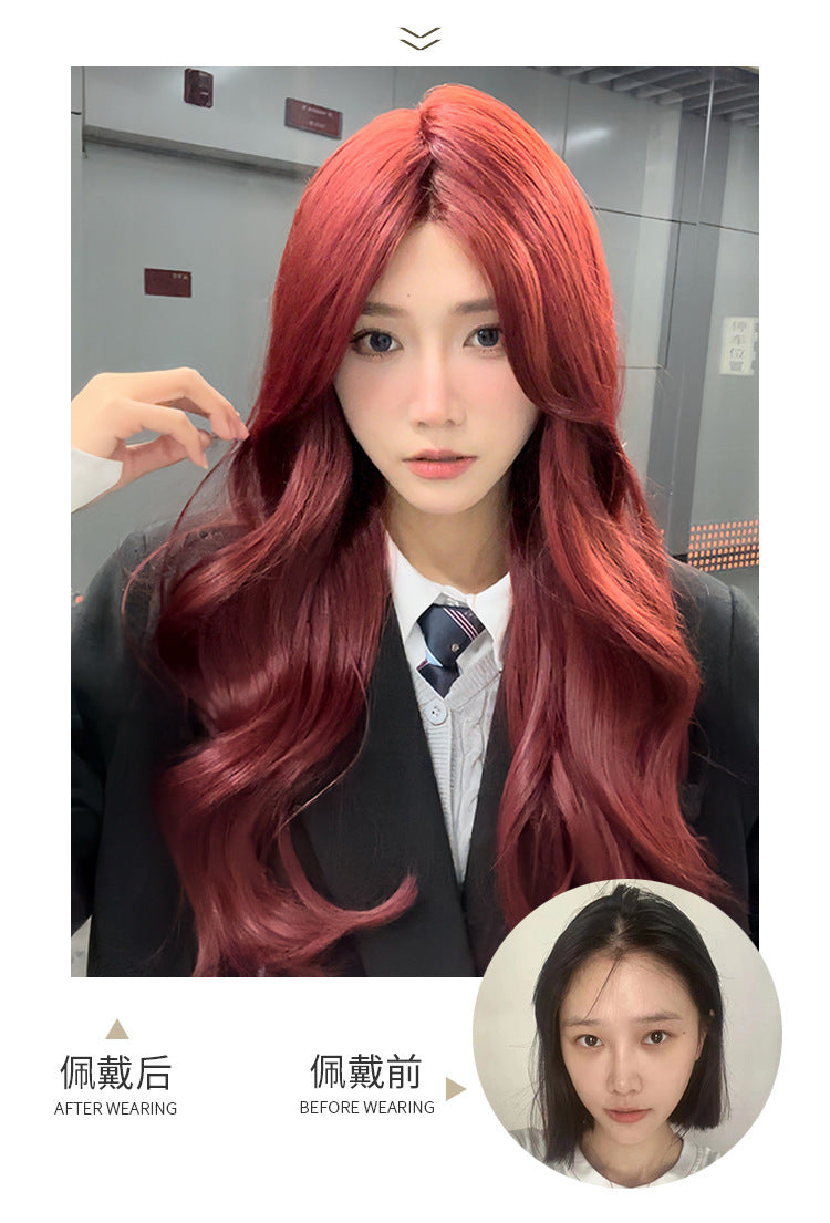 Costume wig |GLD/RED|