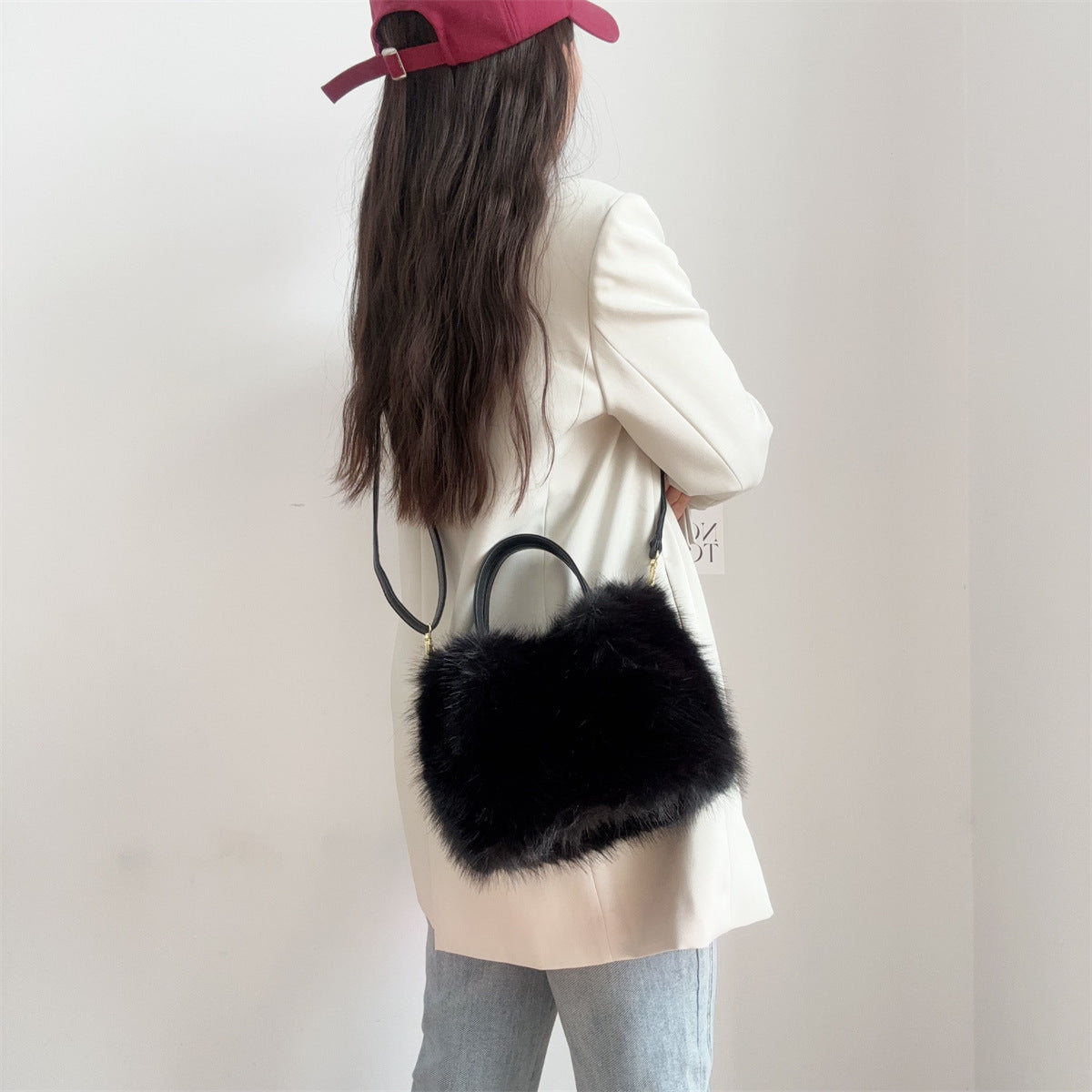 Fashion fur handbag