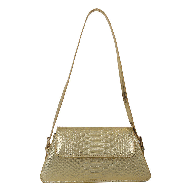 Metallic fashion handbag