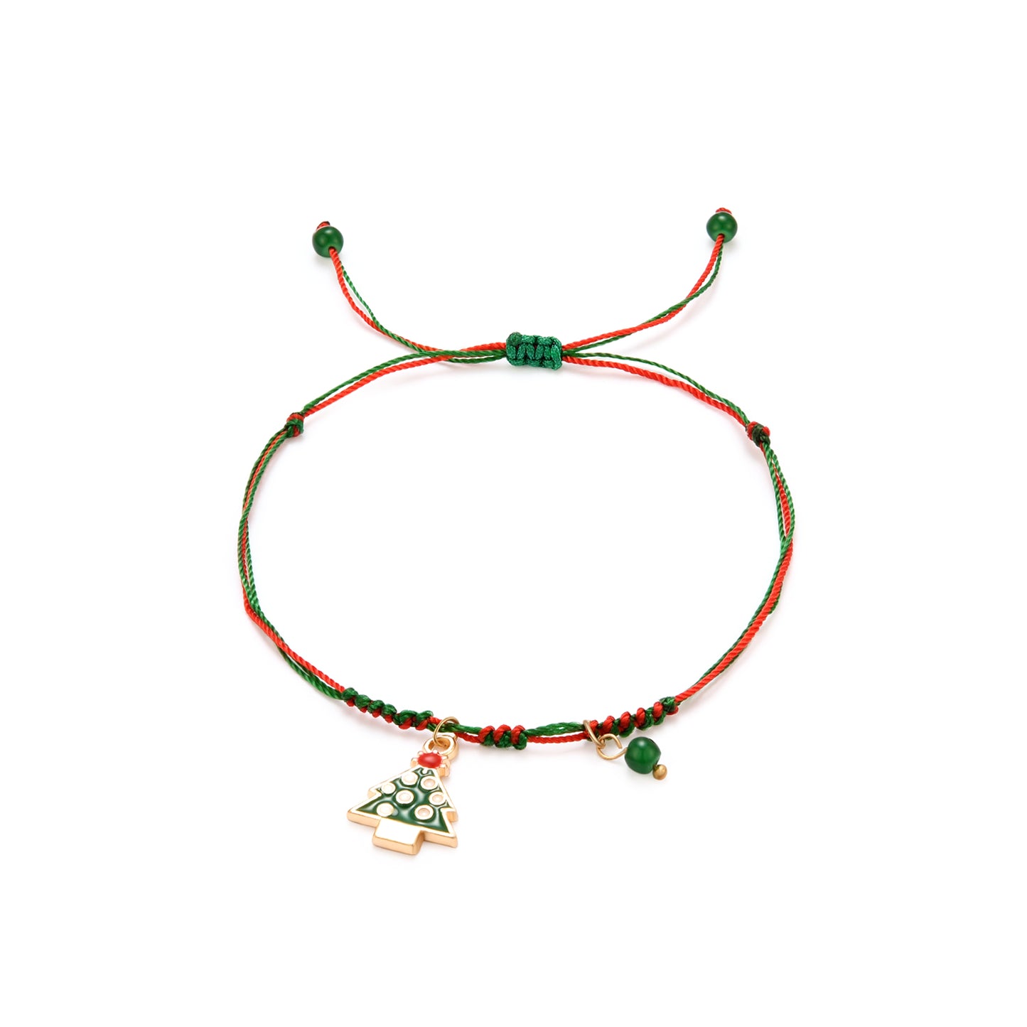 Christmas tree bracelet