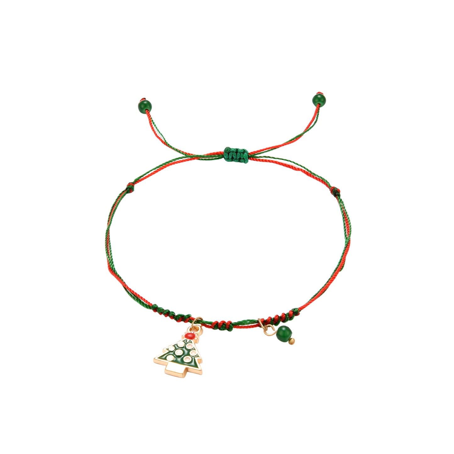 Christmas tree bracelet