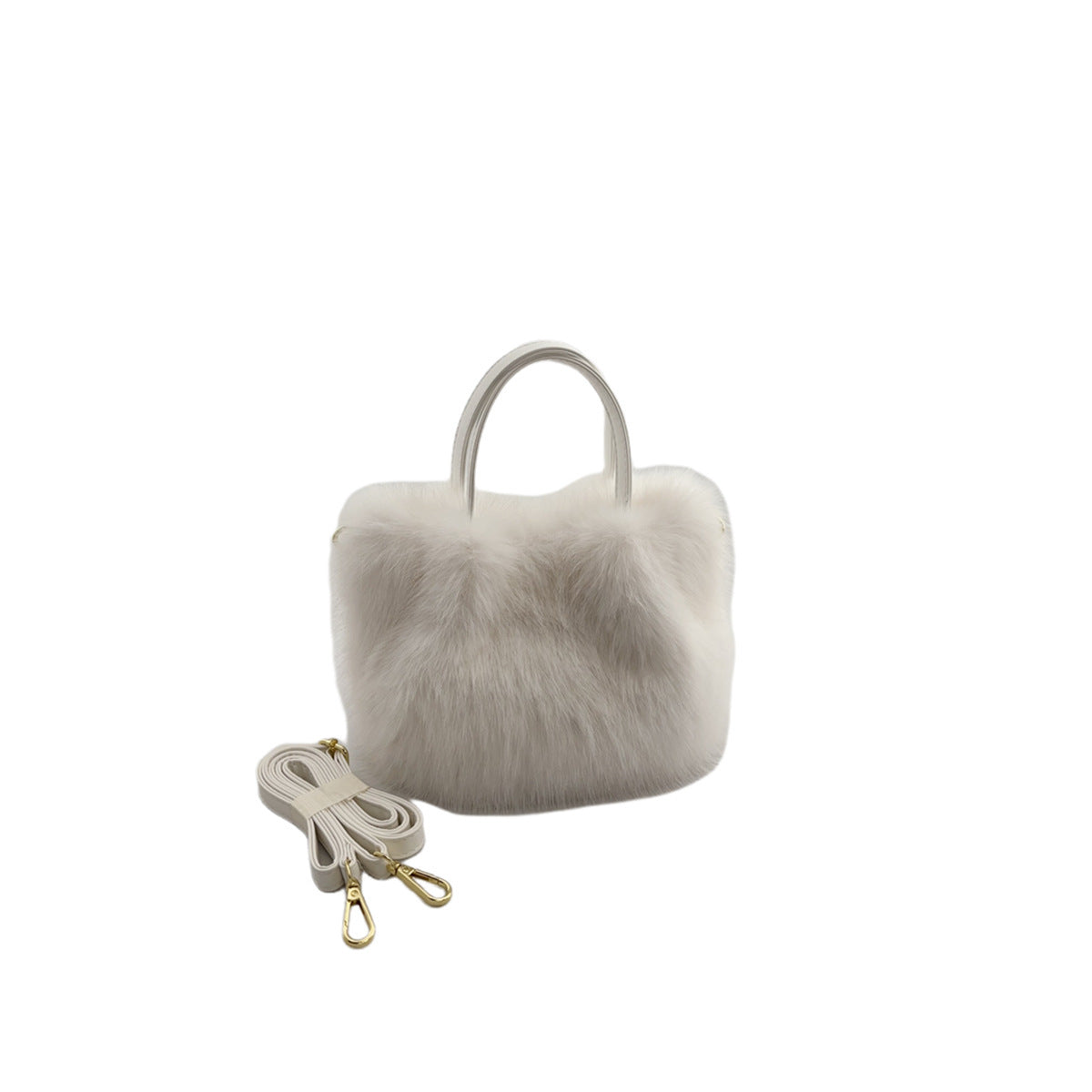 Fashion fur handbag