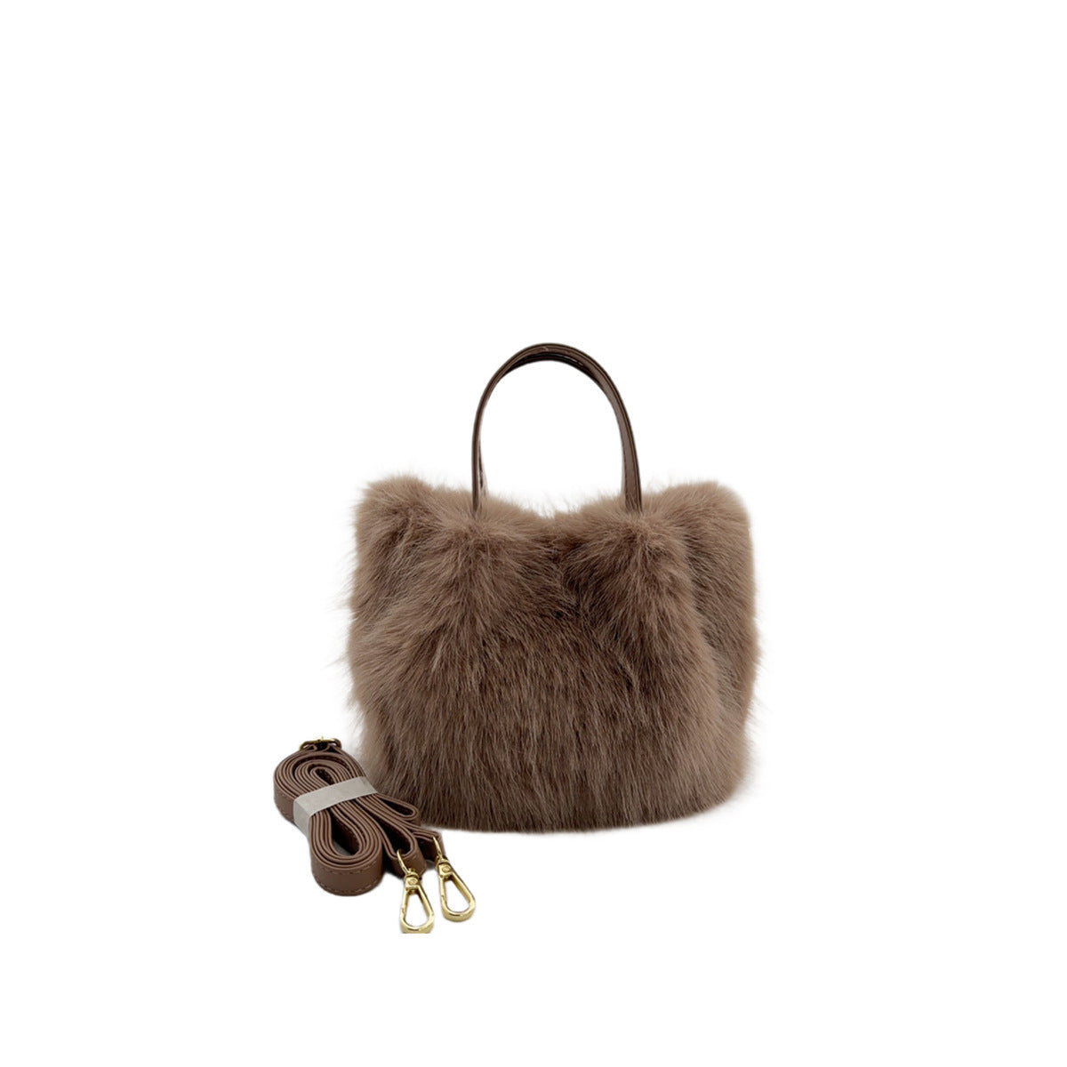 Fashion fur handbag