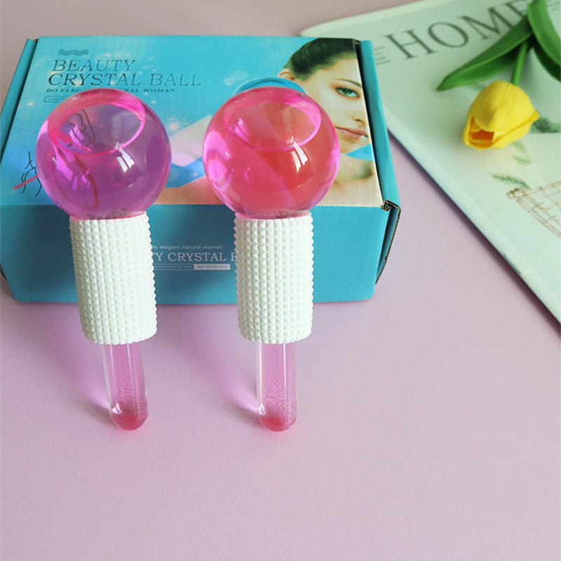 Ice facial massagers