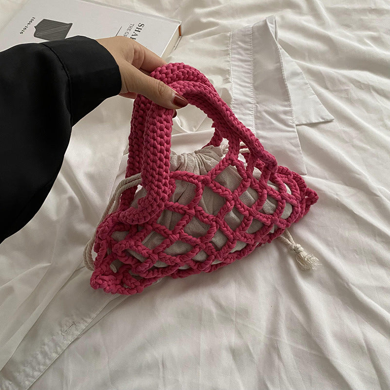 Crochet handbag