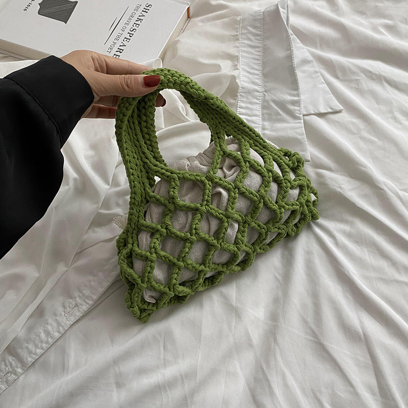 Crochet handbag