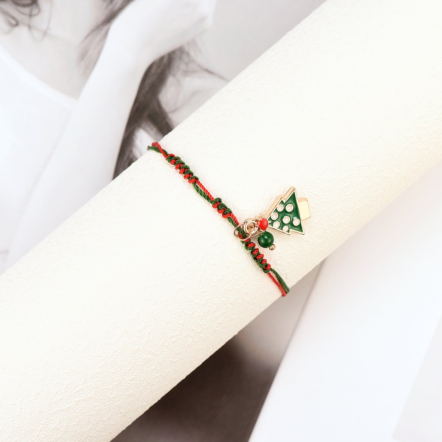 Christmas tree bracelet