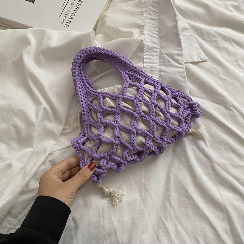 Crochet handbag