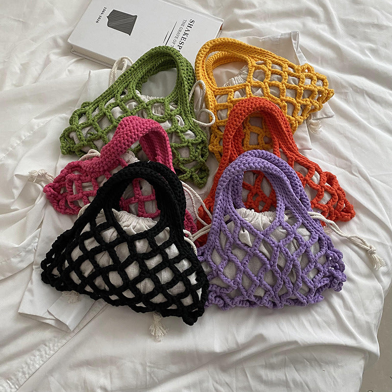 Crochet handbag