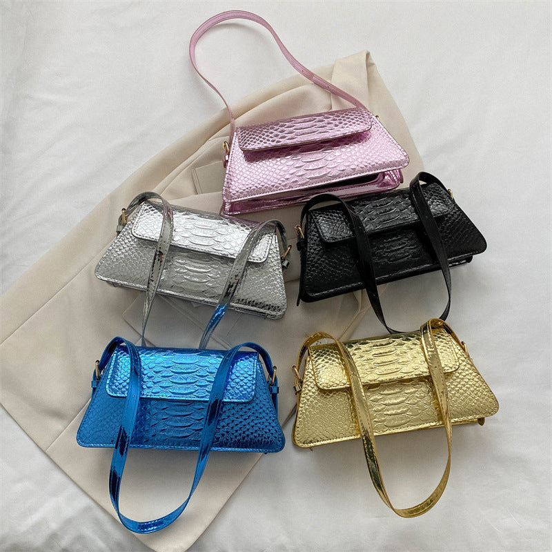 Metallic fashion handbag