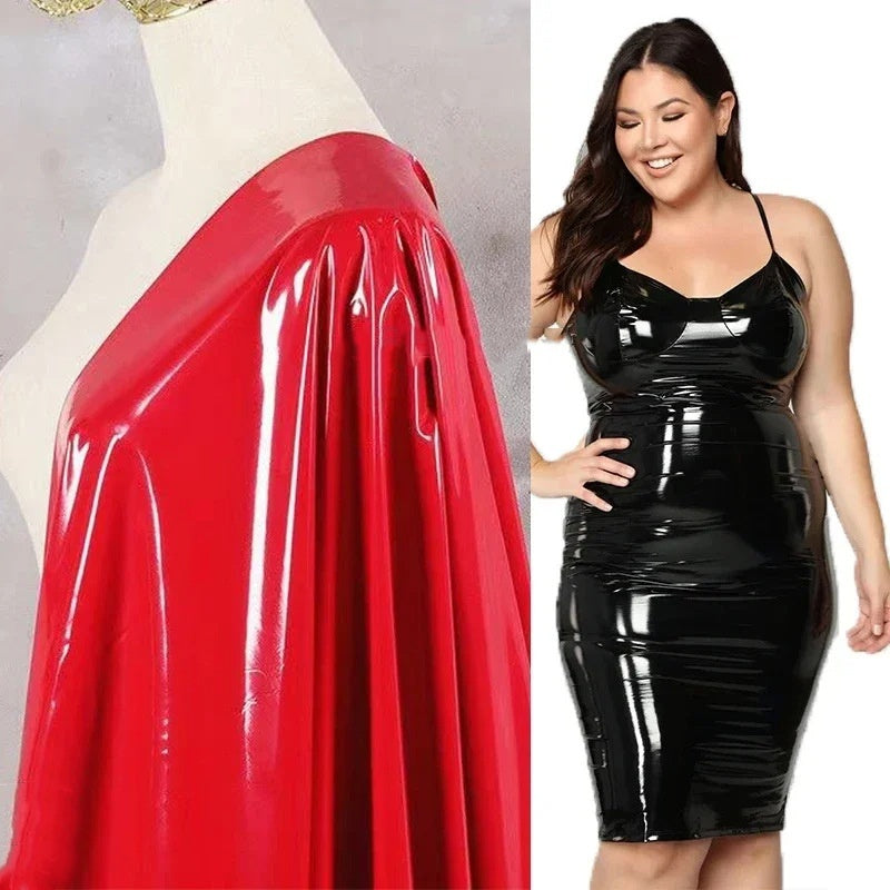 Plus size shiny dress