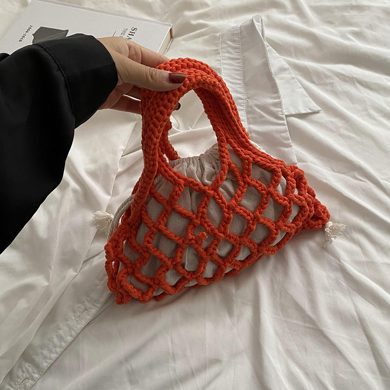 Crochet handbag