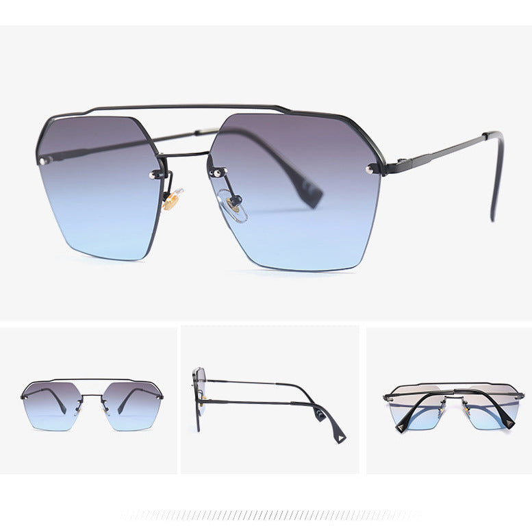 Double beam sunglasses