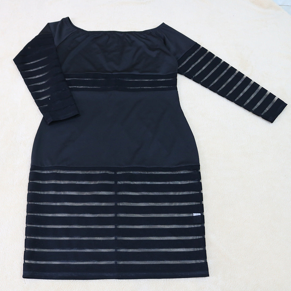 Plus size black dress