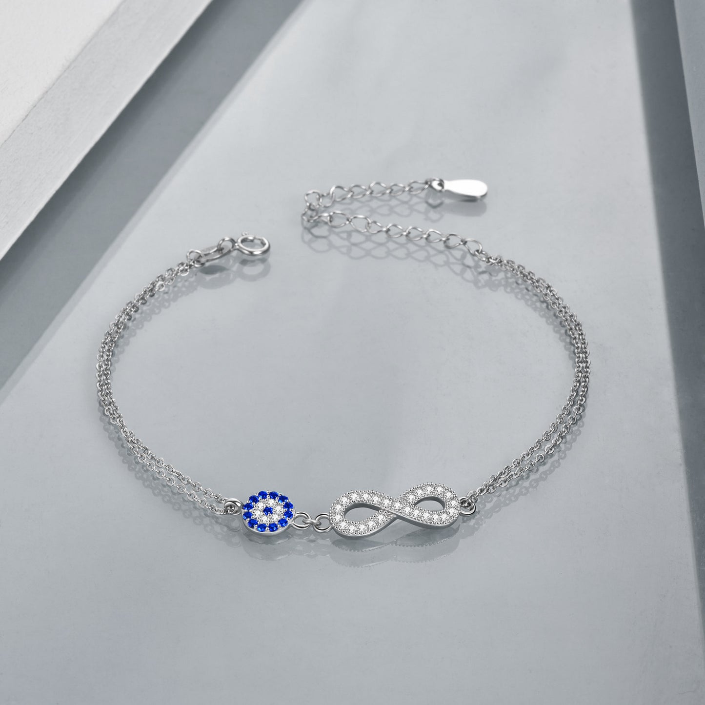 Evil eye-infinity bracelet