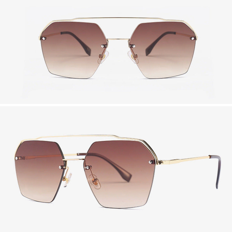 Double beam sunglasses