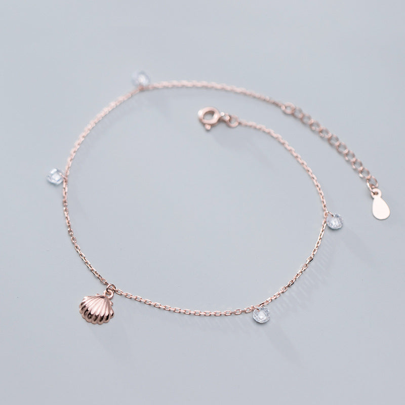 Sea shell anklet