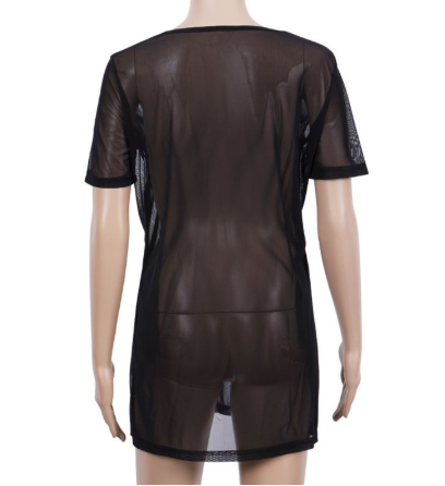 T-shirt mesh dress