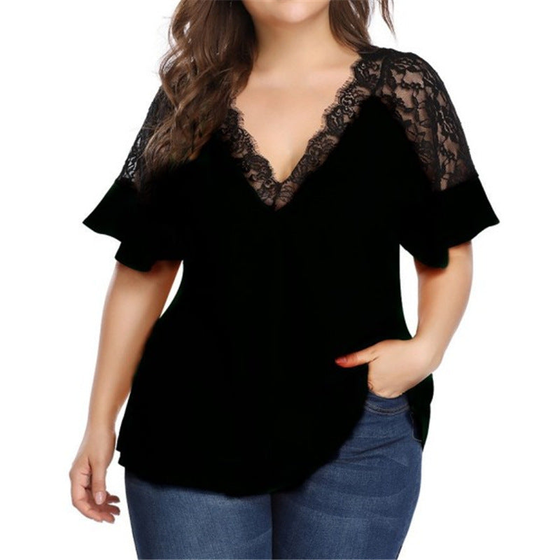 Plus size flowy top