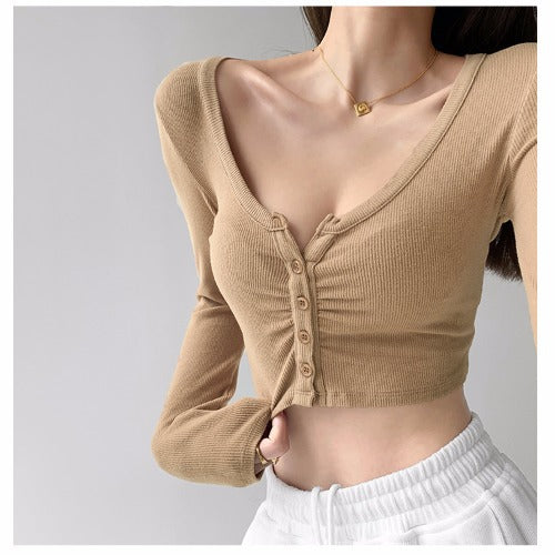 Lesli longsleeve crop top