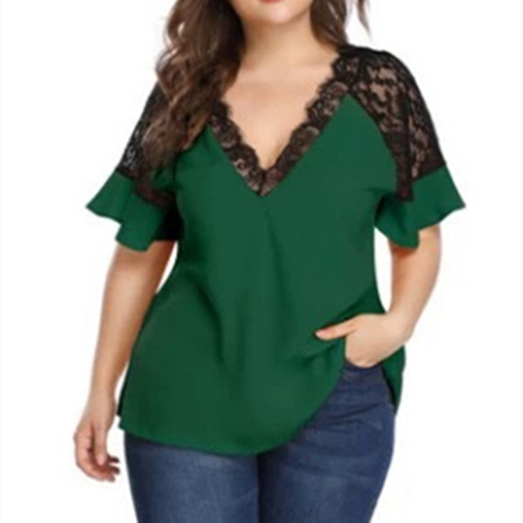 Plus size flowy top