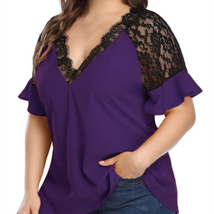 Plus size flowy top