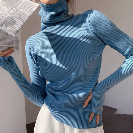 Ribbed turtleneck