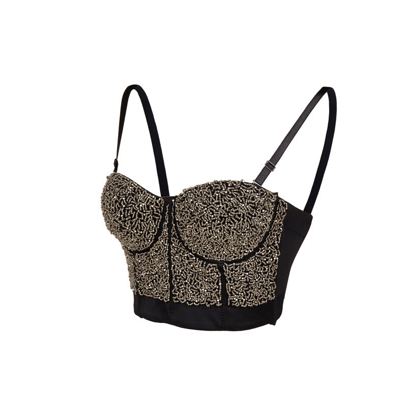 Rhinestone bra