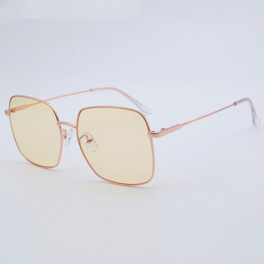 Gold lense sunglasses