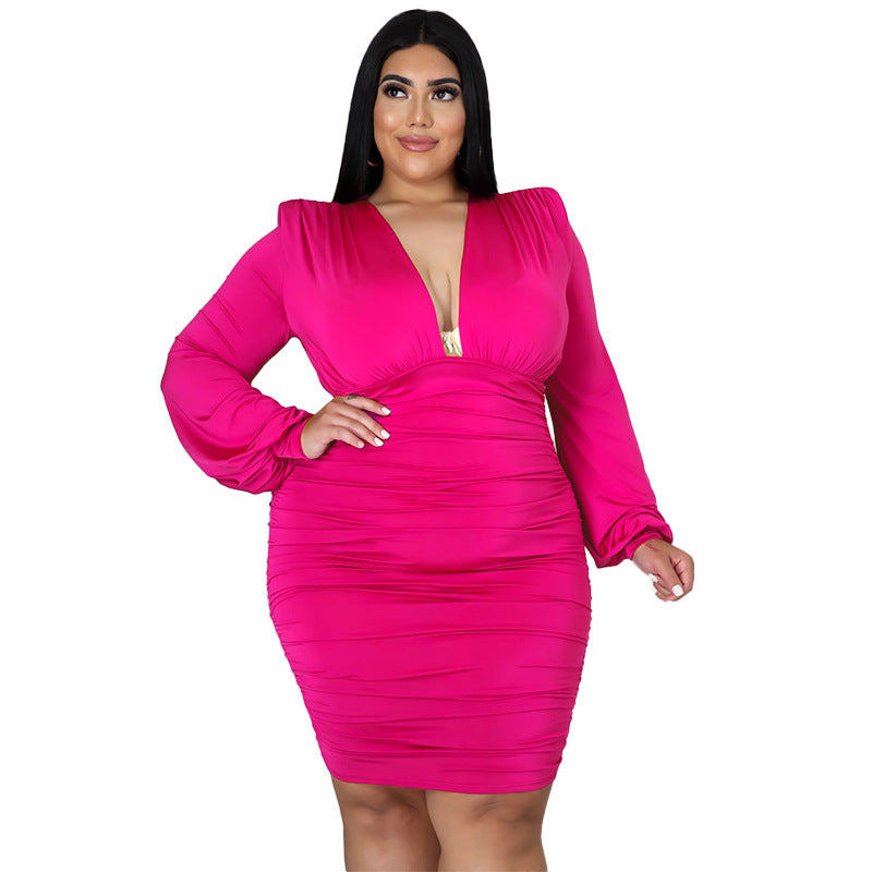 Plus size longsleeve dress