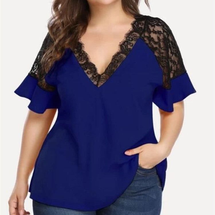 Plus size flowy top