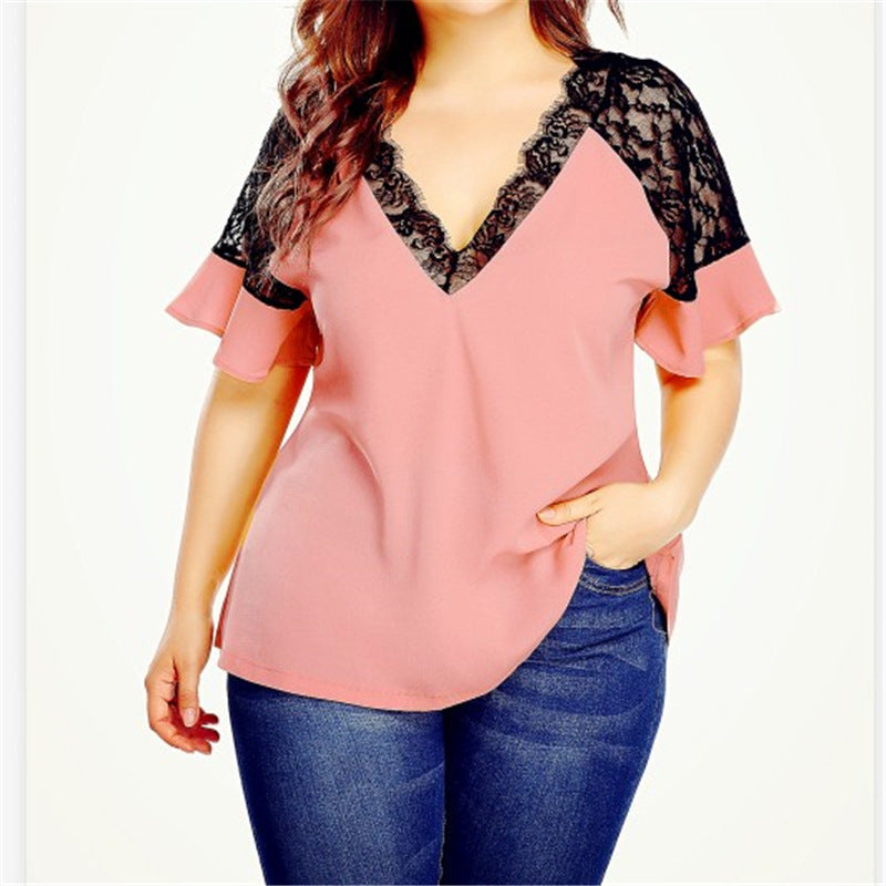 Plus size flowy top