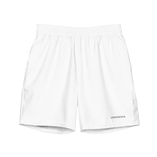 Creedence white swim trunks