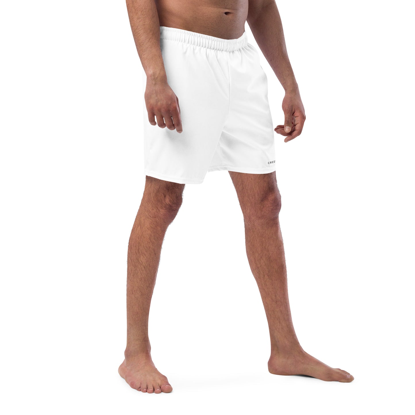 Creedence white swim trunks