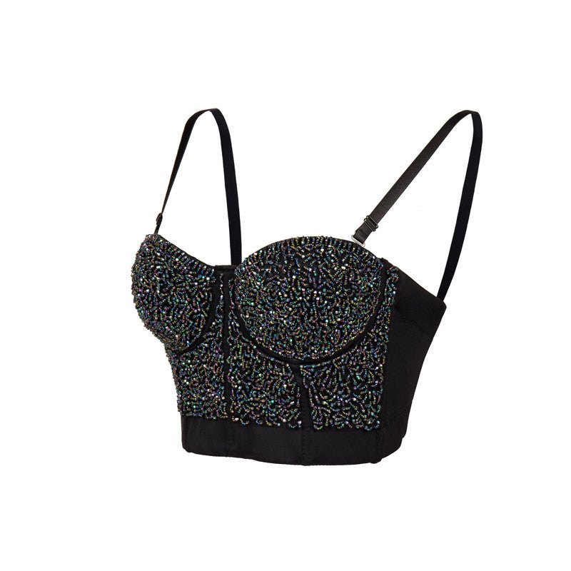 Rhinestone bra