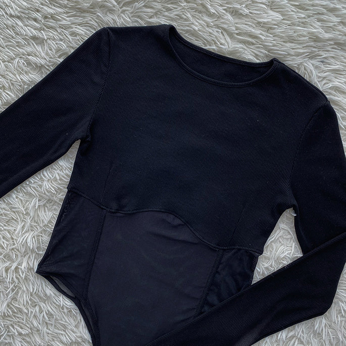 Long-sleeved bodysuit