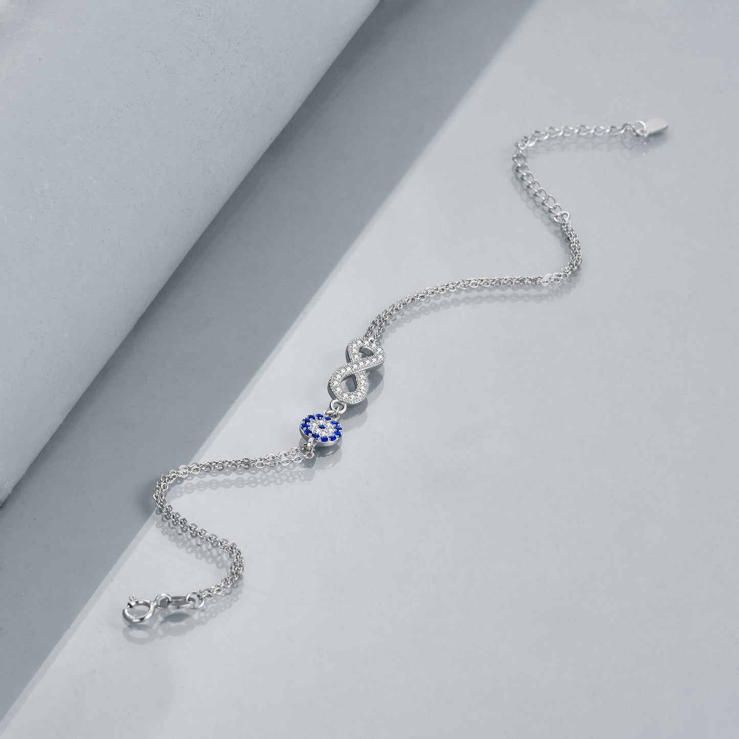 Evil eye-infinity bracelet