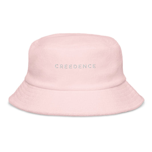 Pink cloth bucket hat