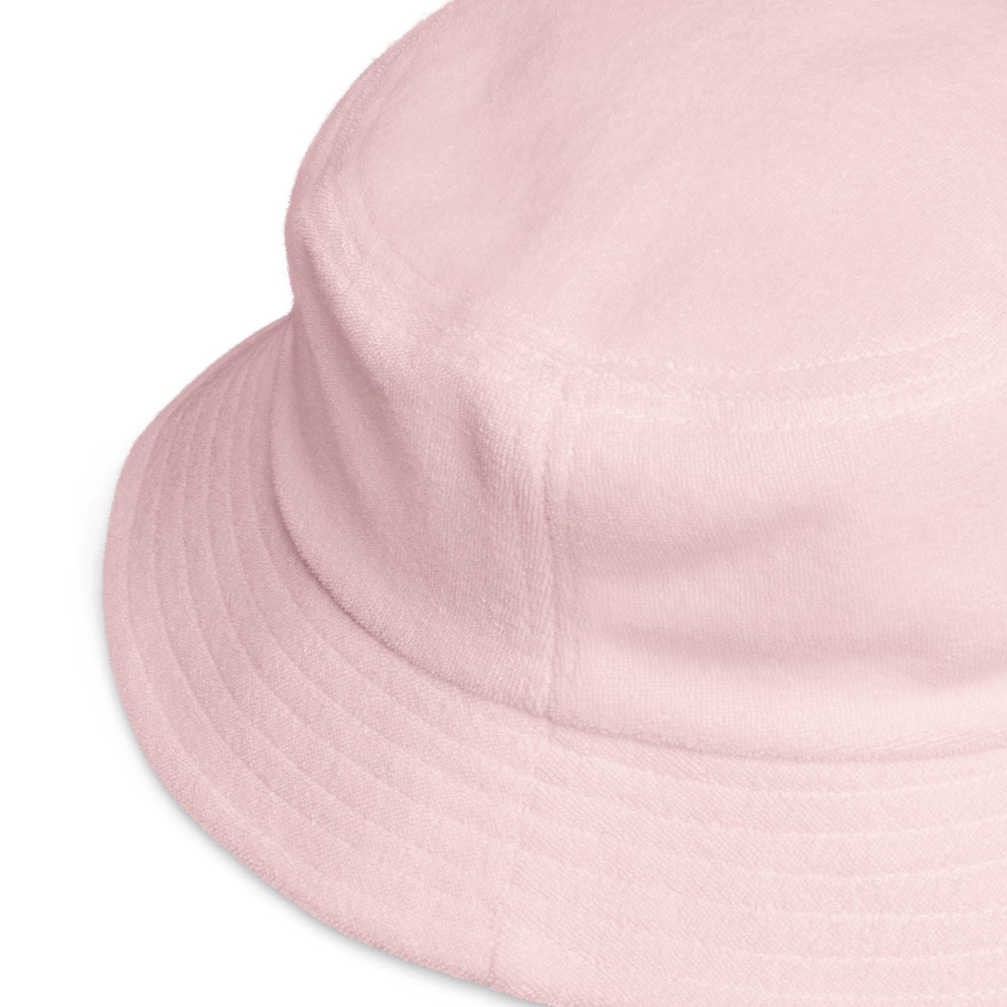 Pink cloth bucket hat